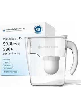 10-Cup BPA-Free Water Filter Pitcher with Advanced Filtration System